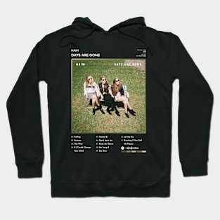 HAIM - Days Are Gone Tracklist Album Hoodie